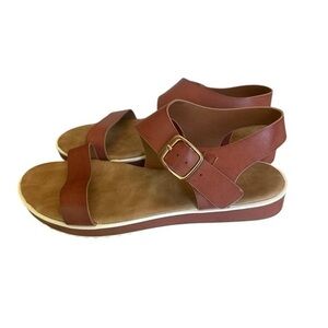 Bamboo Bestie Sandals - Womens Size 7.5 - Brown - Cushioned